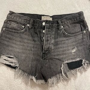 Free People Jean shorts